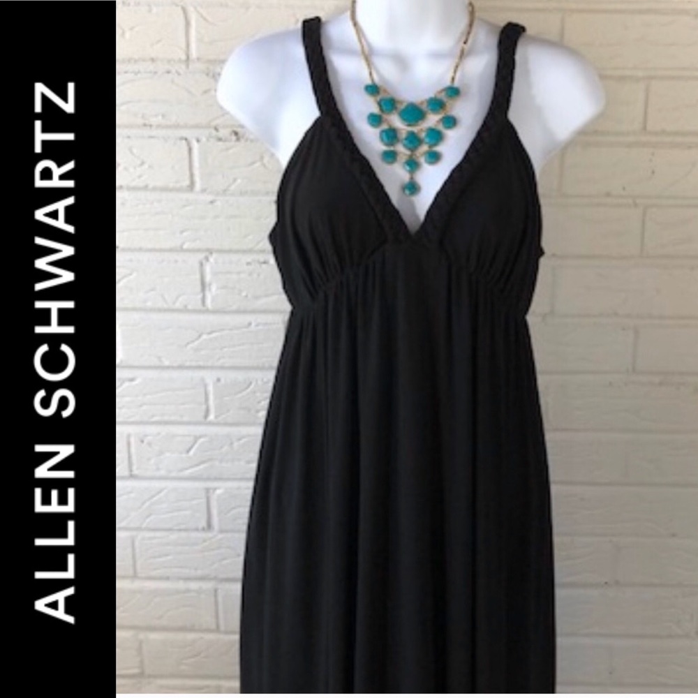 🍀ABS by Allen Schwartz Black Dress, Sz M.  Cute summer dress
